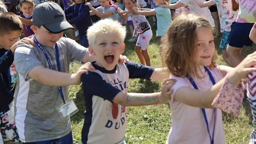 Congo Line smiling face